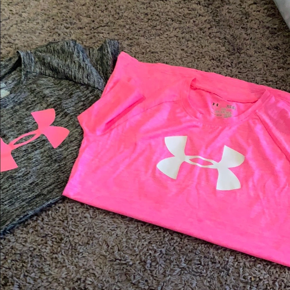Girls UA shirts